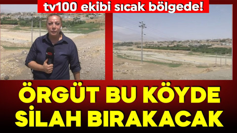 Terörsüz Türkiye sürecinde gözler cuma gününe çevrildi! tv100 ekibi örgütün silah bırakacağı köyde!