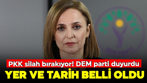 DEM Parti Sözcüsü Ayşegül Doğan'dan açıklama! İşte PKK'nın silah bırakacağı tarih ve yer!