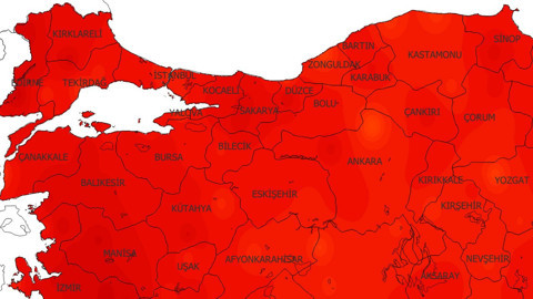 İstanbul'da Bahçelievler, Şirinevler, Bakırköy, Merter, Güngören, Bayrampaşa, Cevizlibağ, Fatih, Beyoğlu dahil tüm noktalara Afrika uyarısı. 3 gün sonra geliyor