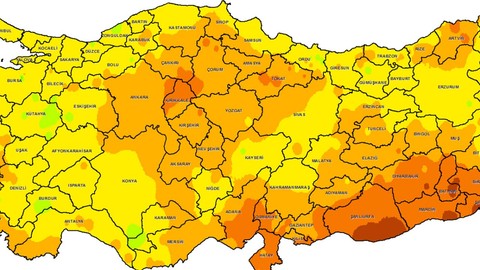 Ankara, Konya, Kayseri, Eskişehir, Sivas, Çorum, Yozgat, Aksaray, Niğde, Nevşehir, Kırıkkale, Karaman, Kırşehir ve Çankırı'ya korkunç salı uyarısı. 40'la devam