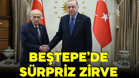 Cumhurbaşkanı Erdoğan, Bahçeli'yi kabul etti