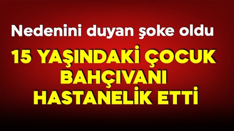 Bursa'da akılalmaz saldırı! 15 yaşındaki çocuk bahçıvanı darp etti! Nedenini duyan şoke oldu