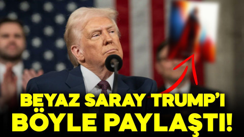 Beyaz Saray, Trump'ı işte böyle paylaştı!