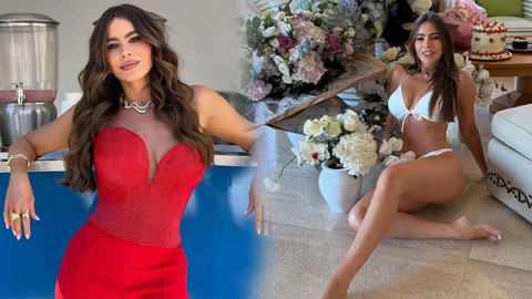 Sofia Vergara'dan ortalığı kasıp kavuran doğum günü pozları! Kim der ki 53 yaşında!