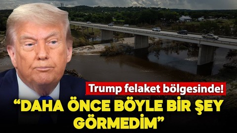 ABD Başkanı Donald Trump felaket bölgesinde! "Daha önce hiç böyle bir şey görmemiştim"