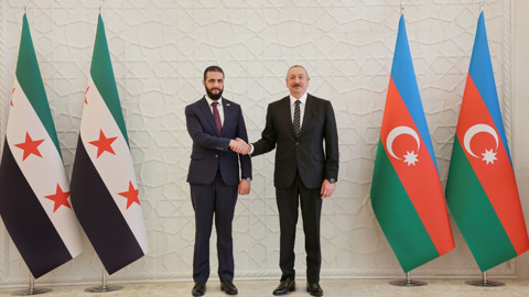 Suriye Cumhurbaşkanı Şara, Azerbaycan’da