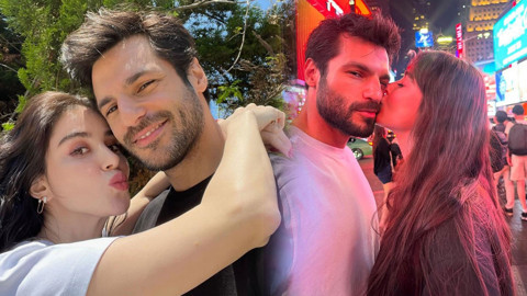 Özge Gürel ile Serkan Çayoğlu tatilde aşk tazeledi! New York pozları sosyal medyayı salladı