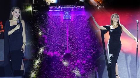 Muhteşem konser! Van sel oldu Ebru Yaşar konserine aktı... İşte katılımcı sayısı...