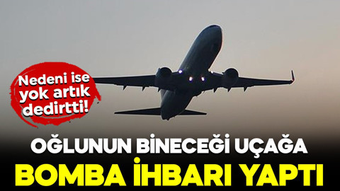 Böylesi ancak filmlerde olur! Anne, oğlunun bineceği uçağa bomba ihbarı yaptı: Nedeni ise yok artık dedirtti!