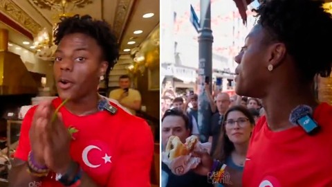 Ünlü YouTuber IShowSpeed, Türkiye’de döner yedi! O sözü vatandaşları çok kızdırdı