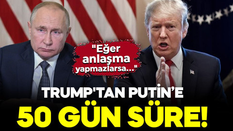 Trump'tan Rusya'ya açık tehdit! Süre verdi: "Eğer anlaşma yapmazlarsa..."