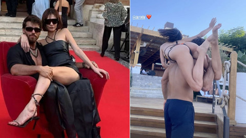 Can Yaman tatilde aşka geldi! DJ sevgilisi Sara Bluma'yı sırtında taşıdı! O anlar sosyal medyayı salladı