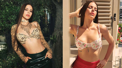 Simge Sağın bikinili pozlarıyla nefes kesti! Kusursuz fiziği sosyal medyayı salladı!