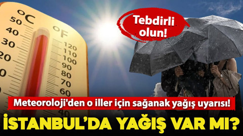 Meteoroloji'den bazı iller için sağanak uyarısı! İstanbul'da hava nasıl olacak? İşte il il tahminler..
