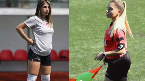 TFF eski hakemiyle cinsel içerikli görüntüleri ortalığı ayağa kaldırmıştı. Genç kadın hakem acı haberi duyurdu