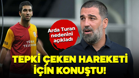 Hamlesi çok konuşulmuştu! Arda Turan “Sadece Galatasaray” yazısını neden kaldırdığını açıkladı