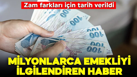 Milyonlarca emekliyi ilgilendiren haber: Emekli sandığı maaş farklarının yatacağı tarih belli oldu