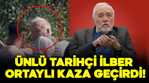 Ünlü tarihçi İlber Ortaylı kaza geçirdi! Kavga eden şoförleri sakinleştirdi!