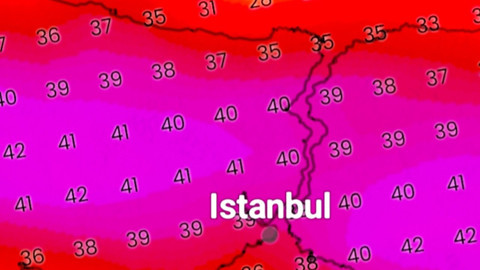 İstanbul'da Çatalca, Silivri, Esenyurt, Beylikdüzü, Arnavutköy, Şişli, Kağıthane, Sultangazi dahil her yerde çarşamba gölgede bile 42 olacak