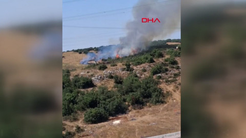 İstanbul Başakşehir'de yangın!