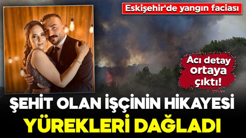 Eskişehir’de yangın faciası! Şehit olan işçinin hikayesi yürekleri dağladı!