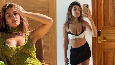 Uzak Şehir'in Nare'si Sahra Şaş'tan yürek hoplatan tatil paylaşımı! Bikinili ayna pozuyla mest etti