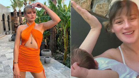 Gizem Karaca annelik serüvenini anlattı! "Günde 10 küsür bez değiştirme