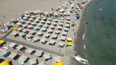 Tekirdağ’da sıcak hava etkisini artırdı, sahillerde yoğunluk yaşanıyor
