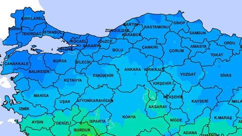 İstanbul'da Beşiktaş, Adalar, Bakırköy, Maltepe, Tuzla, Pendik, Kartal, Bahçelievler'e çarşamba günü müjdesi. Türkiye'den çıkış yapacak