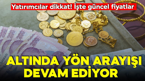 Altında yön arayışı sürüyor! 29 Temmuz gram altın, çeyrek altın ne kadar oldu?