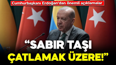 Cumhurbaşkanı Erdoğan'dan önemli açıklamalar: "Vahşet tablosuna kimse sessiz kalamaz"
