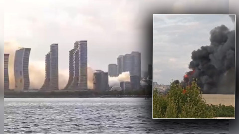 Kartal'da film platosunda yangın! Çok sayıda ekip sevk edildi