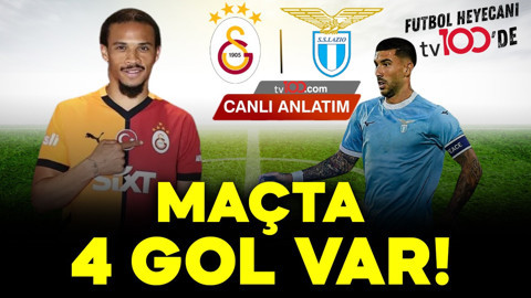 Galatasaray tv100'de sahne alıyor! Sarı- kırmızılılar Lazio ile karşılaşıyor… Galatasaray - Lazio maçı tv100’de canlı izle