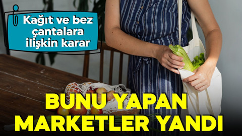 KDK devrede! Plastik poşet yerine sadece kağıt ve bez çanta satanlara denetim: Seçenek sunulmalı!