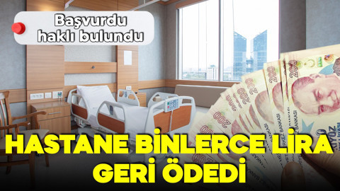 Özel hastanenin yüksek faturası KDK'dan döndü! 11 bin 400 TL para iadesi aldı