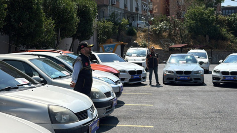 10 ilde "change otomobil" operasyonu: Seri numaraları değiştirilen araçlar ele geçirildi