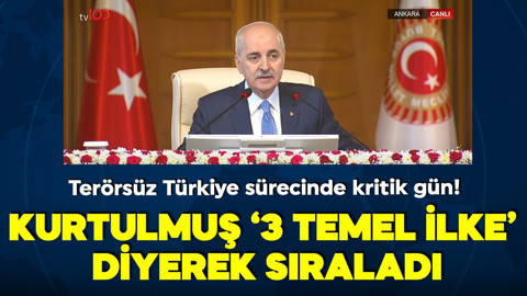 Tarihi komisyon toplandı! TBMM Başkanı Numan Kurtulmuş'tan önemli açıklamalar:' Tarihi bir dönüm noktasındayız'