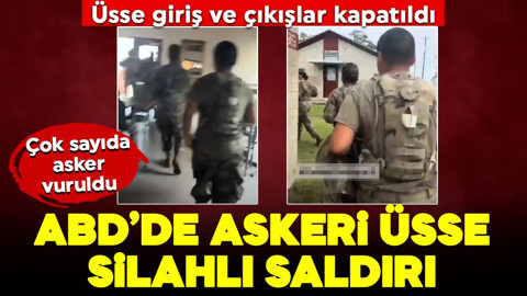 ABD'de askeri üste silahlı saldırgan alarmı! Üsse giriş ve çıkışlar kapatıldı