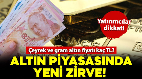 Altın piyasasında yeni zirve!