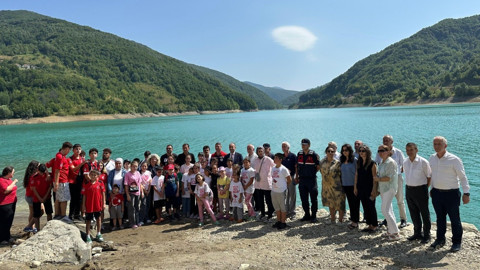 Sinop’ta suya bırakıldıkları an görüntülendi, 1 milyon 468 bin canlı 13 noktada eş zamanlı salındı