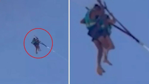 Paraşütte skandal taciz. Kadın, "Kemeri bikinimin altından sıktı" diyerek kan dondurdu