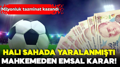 Yargıtay’dan emsal karar! Halı sahada sakatlandı, soluğu mahkemede aldı! İşletmeye milyonluk tazminat
