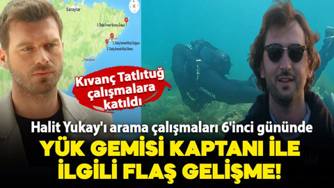 İş insanı Halit Yukay'ı arama çalışmaları 6'inci gününde: Kıvanç Tatlıtuğ'da arama çalışmalarına katıldı!