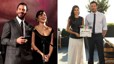 Hande Erçel ve Barış Arduç “Aşk ve Gözyaşı” setinde! İşte ilk kareler