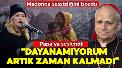Madonna insani krize sessiz kalamadı! Papa'ya bu sözlerle çağrıda bulundu: 'Bir anne olarak dayanamıyorum'