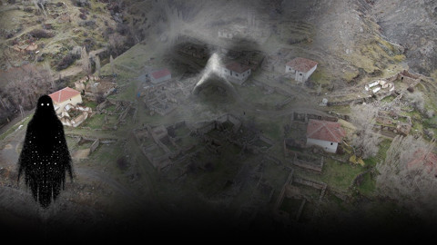 Sivas'taki bu köye 15 yıldır uğrayan yok! Cinli köyde besmele çekerek gezdi!