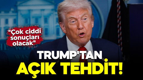 Trump'tan Putin’e açık tehdit! "Çok ciddi sonuçları olacak"