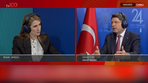 Adalet Bakanı Yılmaz Tunç tv100'de! Özgür Özel'in o iddiaları için ne dedi?