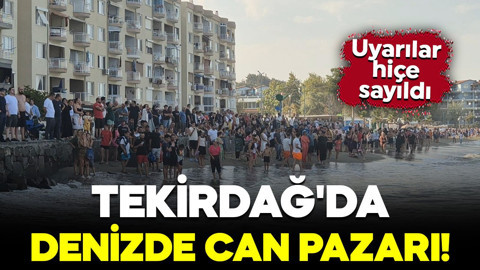 Tekirdağ'da denizde can pazarı! Valilik uyarmıştı: Yasağa aldırış etmeyince olanlar oldu