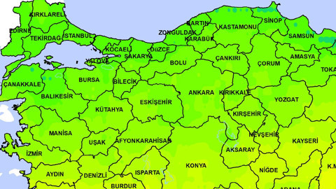 İstanbul'da Kadıköy, Maltepe, Bayrampaşa, Şişli, Sarıyer, Fatih, Zeytinburnu her yere 70-80 kilometre uyarısı
